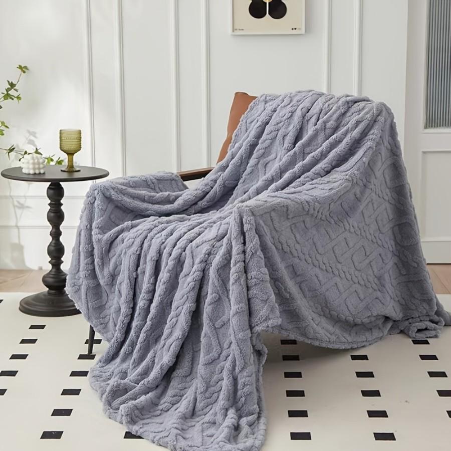 Cloud Knit Cozy Throw Blanket