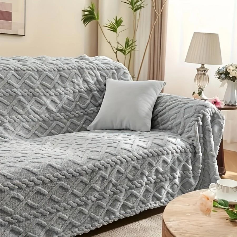 Cloud Knit Cozy Throw Blanket