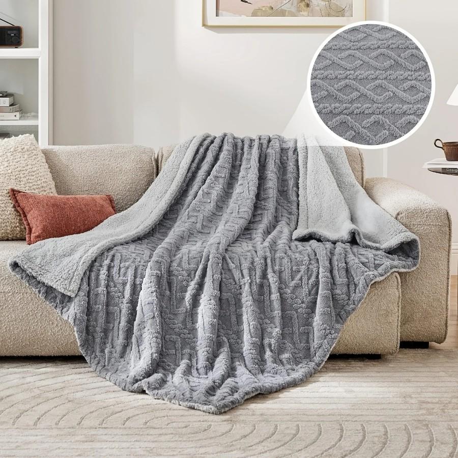 Cloud Knit Cozy Throw Blanket